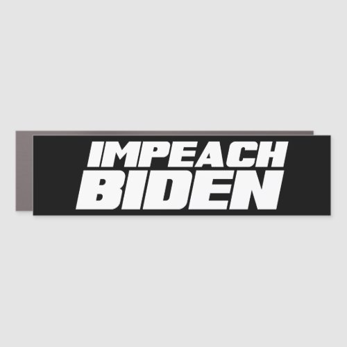 Impeach Biden Bumper Car Magnet