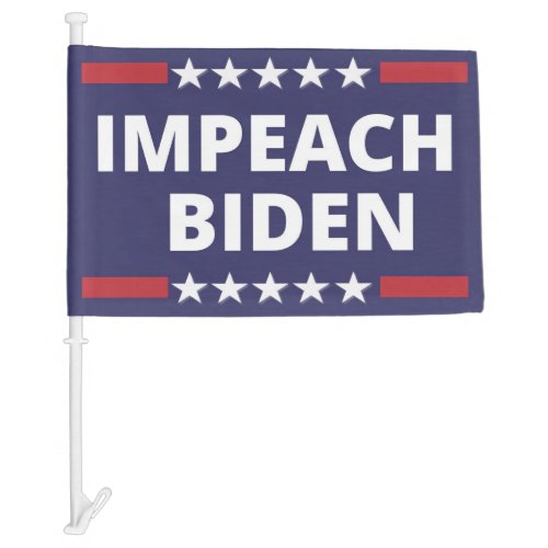 Impeach Biden Car Flag