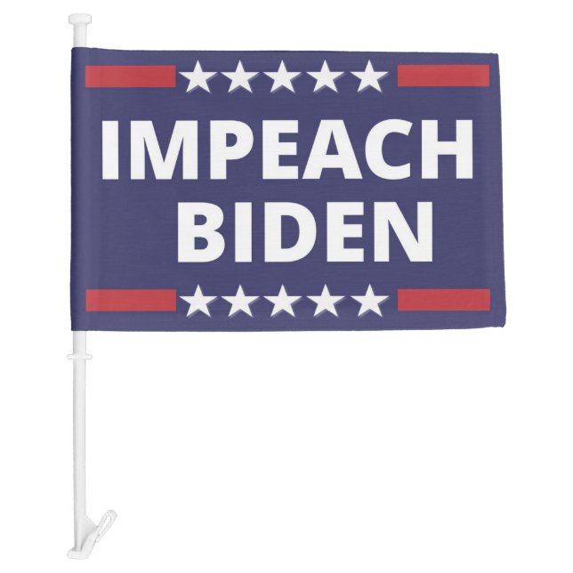 Impeach Biden Car Flag (Front)