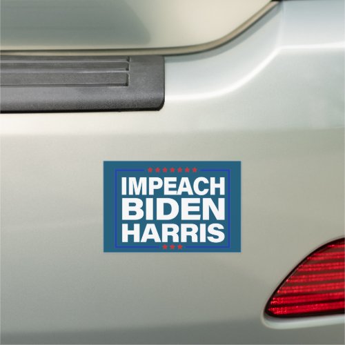 Impeach Biden Harris Anti_Biden Car Magnet