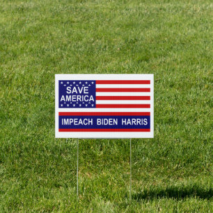 Impeach Biden Harris Sign
