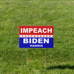 Impeach Biden Harris Sign