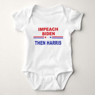 Impeach Biden Then Harris Baby Bodysuit