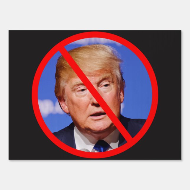 IMPEACH DONALD TRUMP Yard or Protest Sign (Front)
