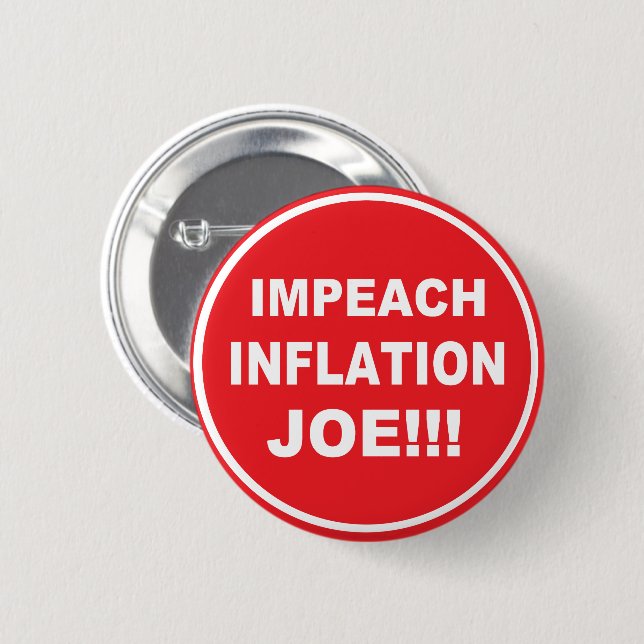Impeach Inflation Joe Button (Front & Back)