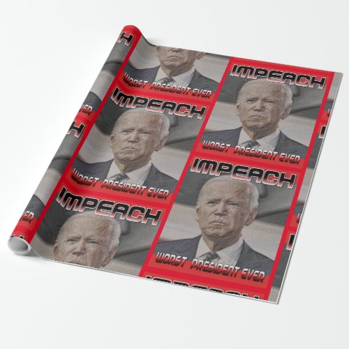 Impeach Joe Biden Wrapping Paper