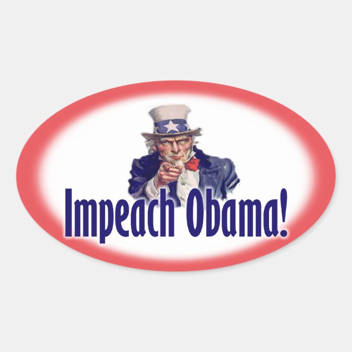 Impeach Obama   Anti Obama   2012 Sticker