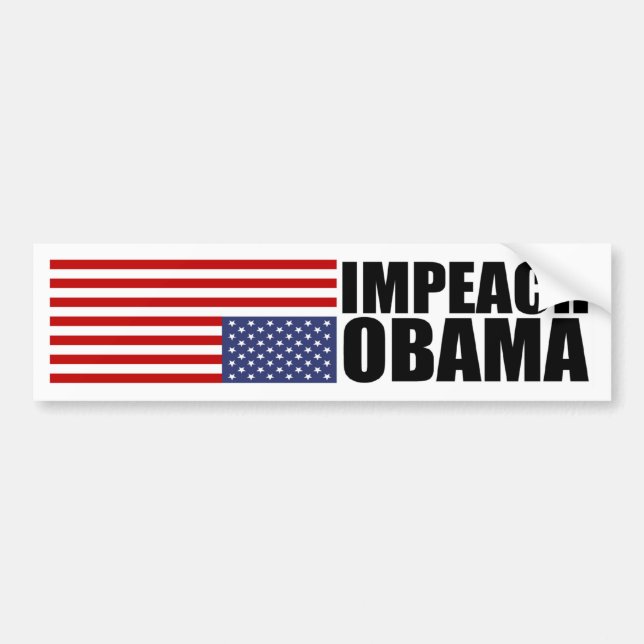 Impeach Obama Bumper Sticker (Front)