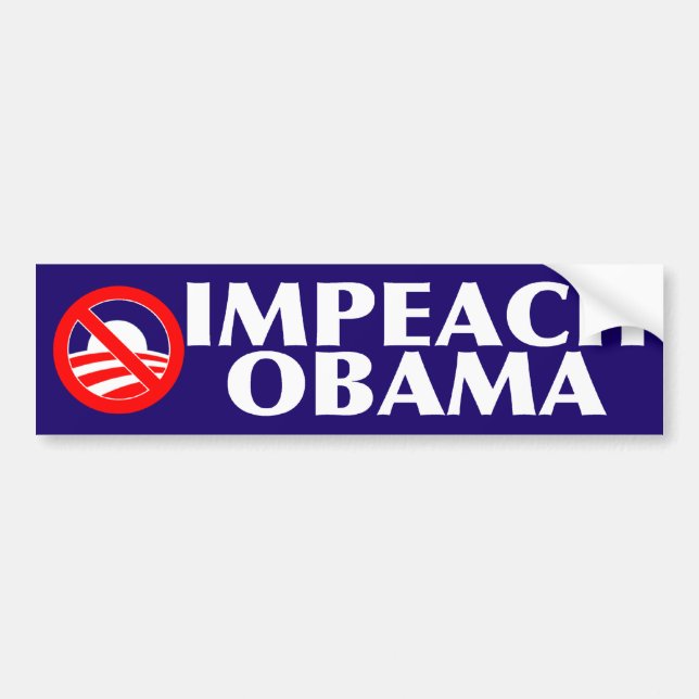 Impeach Obama Bumper Sticker (Front)