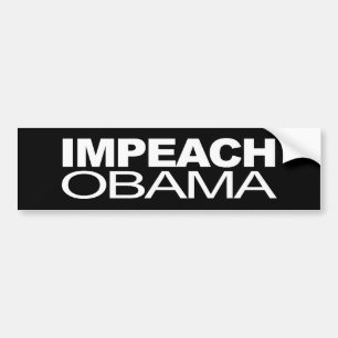 IMPEACH OBAMA BUMPER STICKER