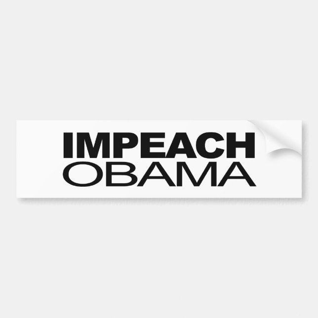 Impeach Obama Bumper Sticker (Front)