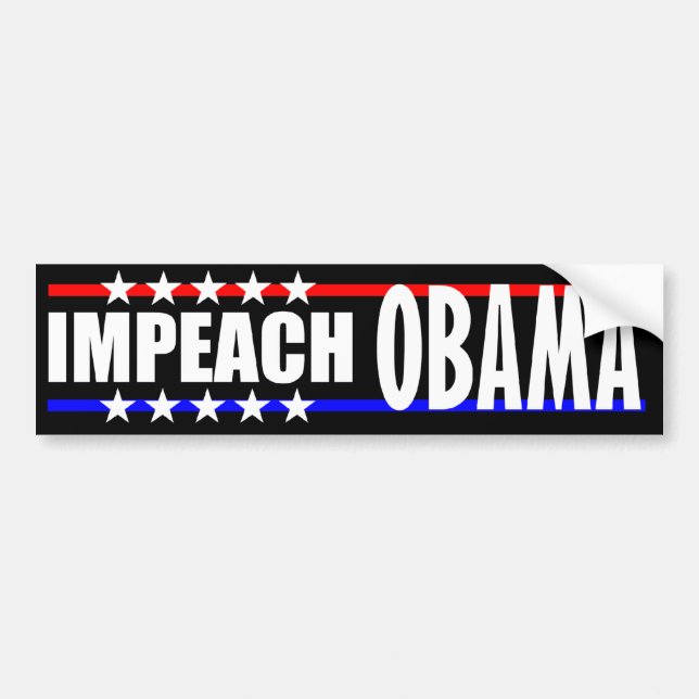 Impeach Obama Bumper Sticker (Front)