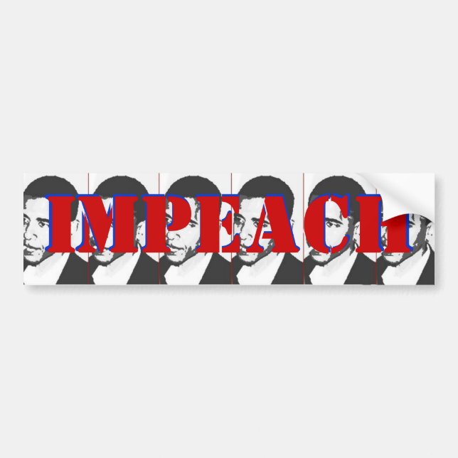 impeach Obama Bumper Sticker (Front)