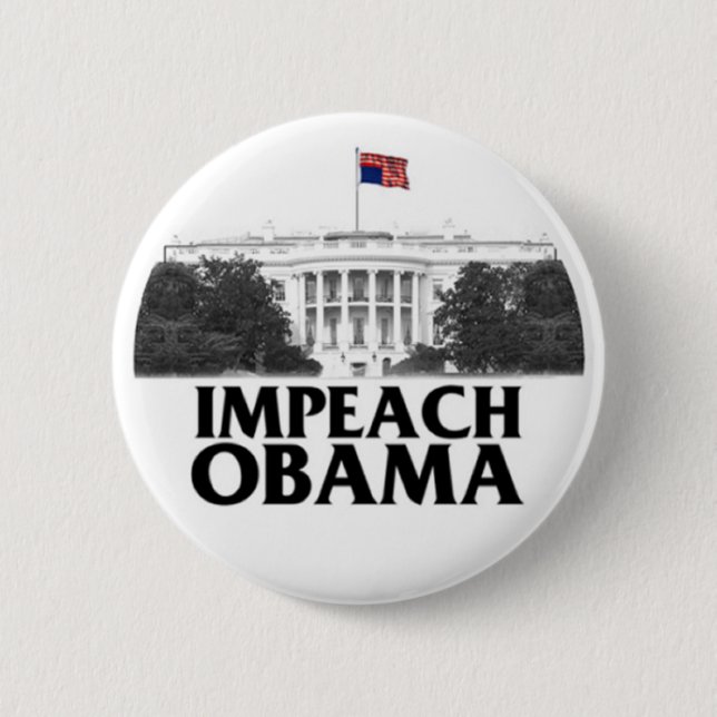 Impeach Obama Button (Front)