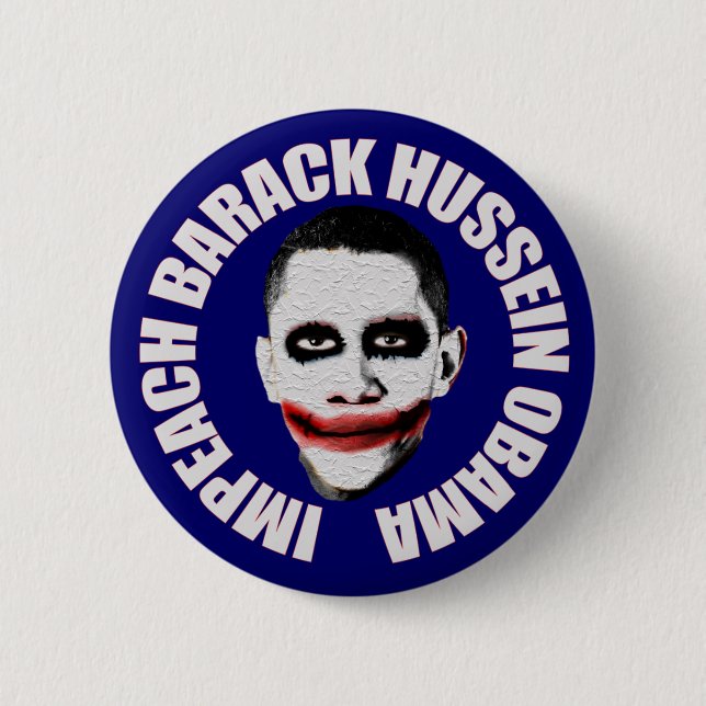 Impeach Obama Button (Front)