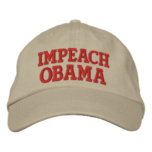 IMPEACH OBAMA EMBROIDERED BASEBALL HAT