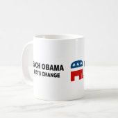 Impeach Obama - now that's change Coffee Mug (Front Left)