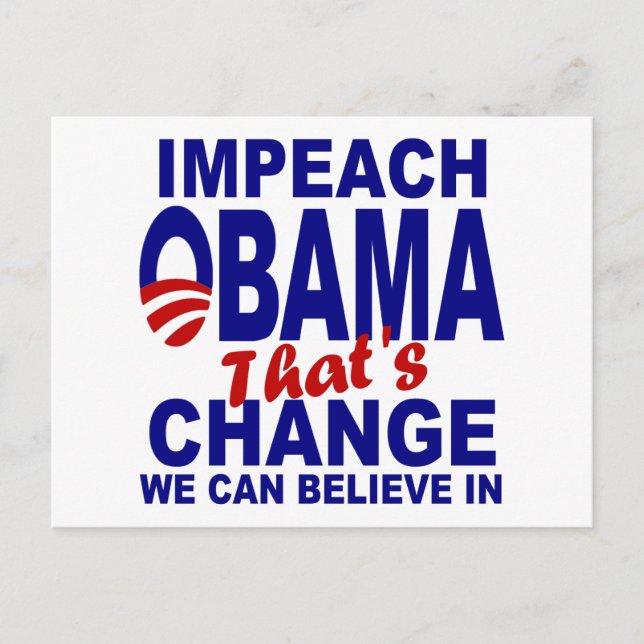 Impeach Obama Postcard (Front)