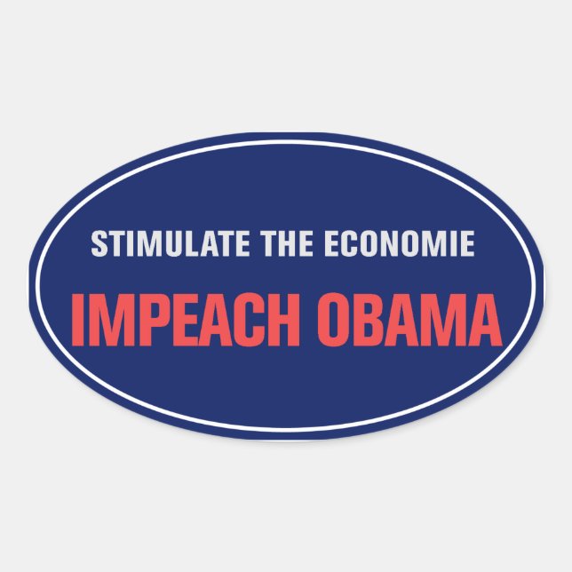 Impeach Obama Sticker (Front)