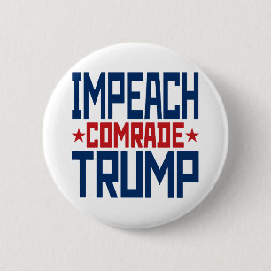 Impeach Soviet Comrade Trump - Anti Trump Button