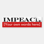 impeach-template-02 bumper sticker