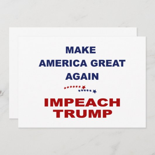 Impeach Trump (Front/Back)