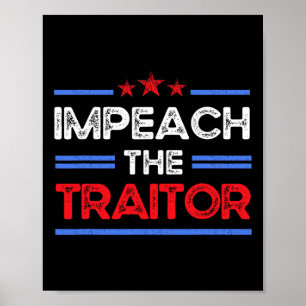 Impeach Trump, 8647 Anti Trump, Protect Democracy, Poster
