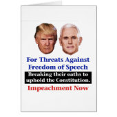 Impeach Trump and Pence (Front)