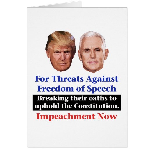 Impeach Trump and Pence (Front)
