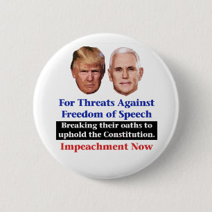 Impeach Trump and Pence Button