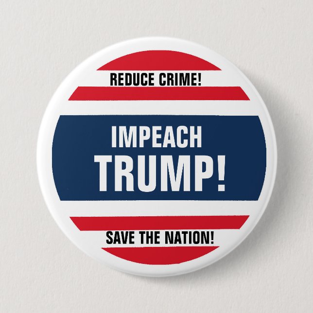 Impeach Trump! Button (Front)