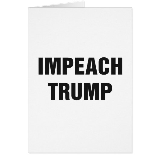 IMPEACH TRUMP CARDS (Front)