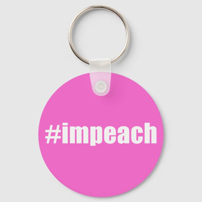 Impeach Trump Keychain (Front)