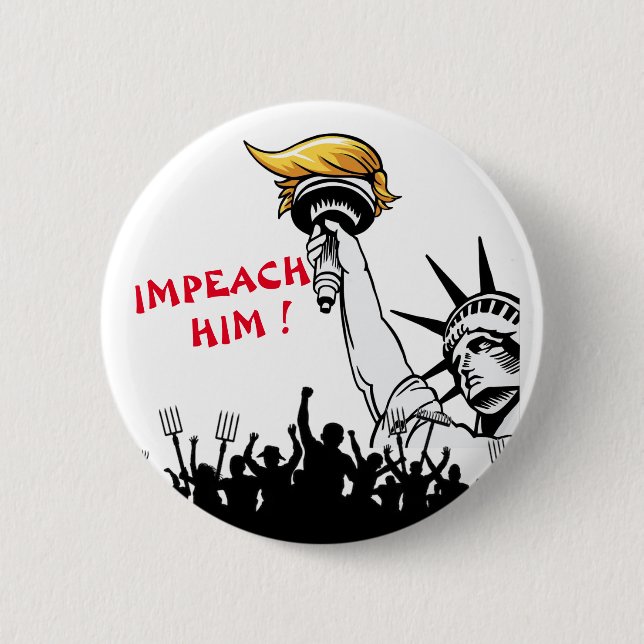 Impeach Trump Now Button (Front)
