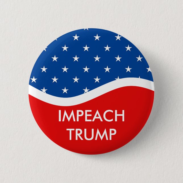 Impeach Trump Pinback Button (Front)