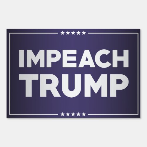 Impeach Trump Sign