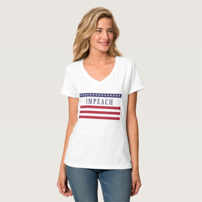 Impeach Trump T-Shirt (Front Full)