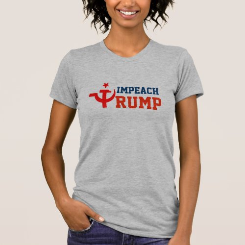Impeach Trump with Russian Hammer and Sickle T_Shirt