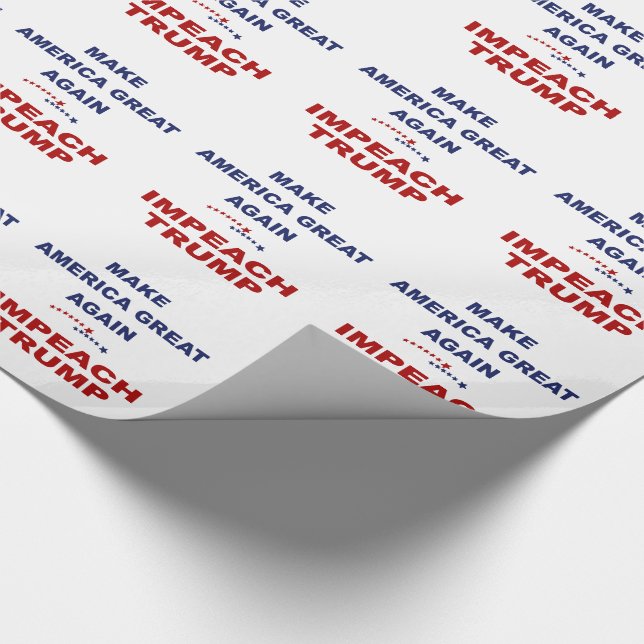 Impeach Trump Wrapping Paper (Corner)