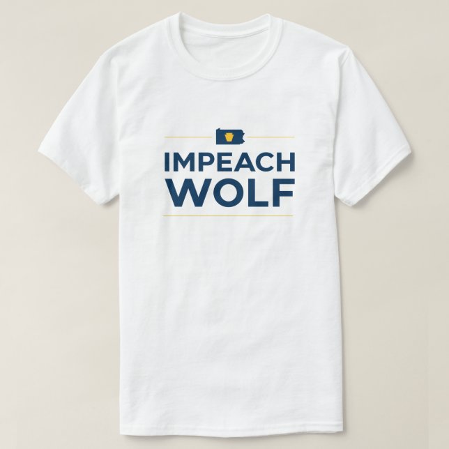 Impeach Wolf T-Shirt (Design Front)