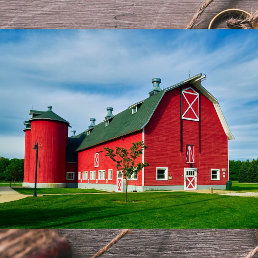 Impeccable, Picture Perfect Red Barn and Silo Tissue Paper