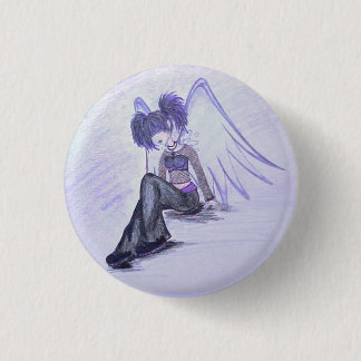 "Imperfect Angel" (purple) Button