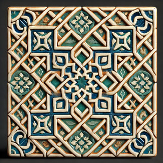 Imperfect Beauty - Geometric Art Ceramic Tile