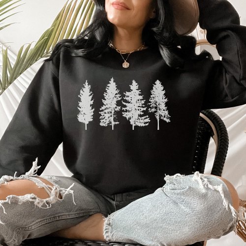 Imperfect but Beautiful Trees Treehugger Forest  Sweatshirt