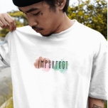 Imperfect Watercolor Splash T-shirt at Zazzle
