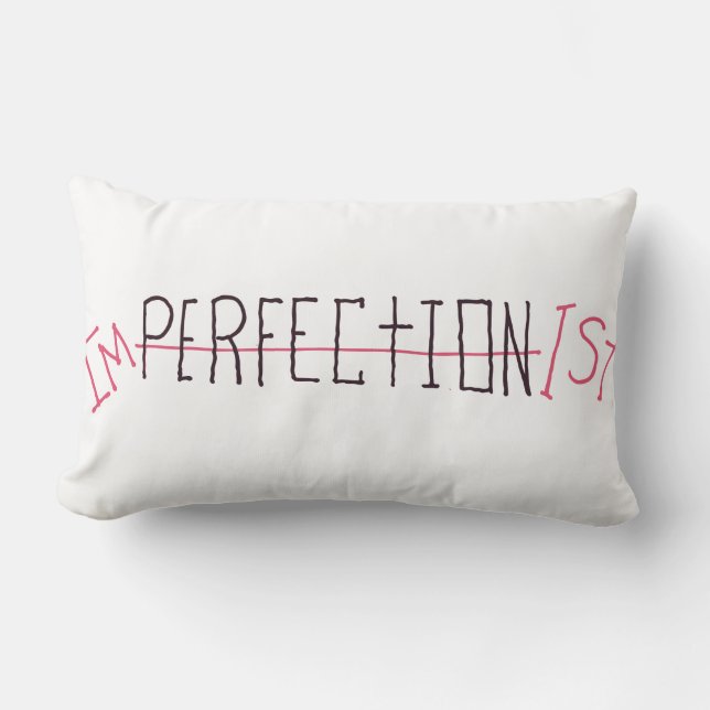 Imperfectionist Lumbar Pillow (Front)