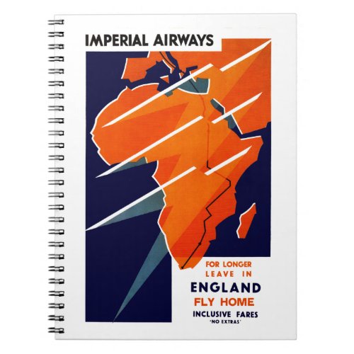 Imperial Airways Africa Notebook