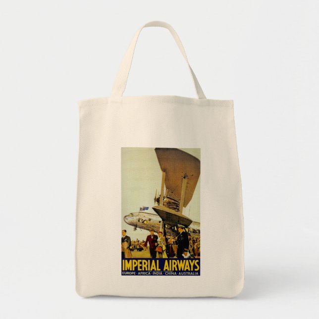 Imperial Airways Arrival Tote Bag (Front)