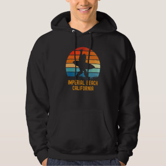 Imperial Beach  California Sasquatch Souvenir Hoodie