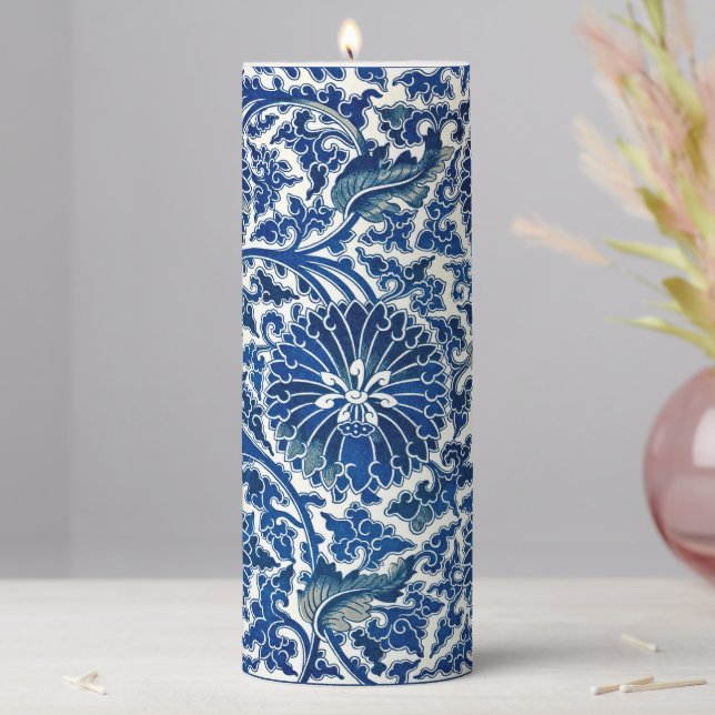Imperial Bloom Pillar Candle (In Situ)